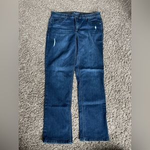 Democracy “Ab”solution Straight Leg Tummy Smoothing Jeans Size 12